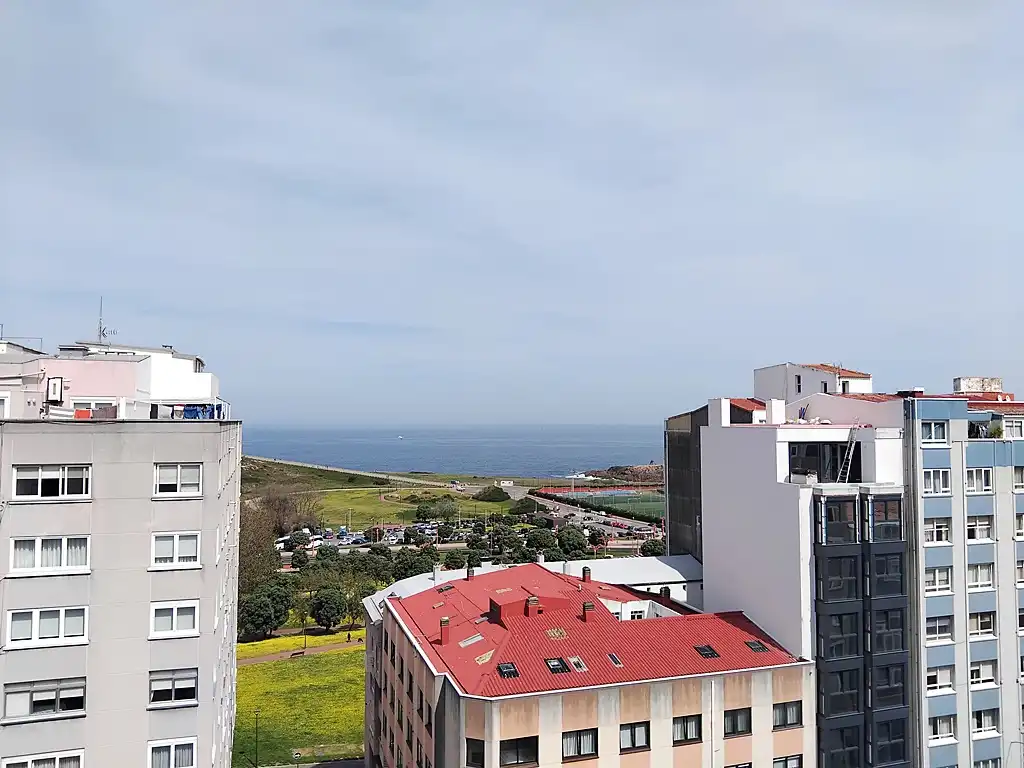 Exterior view of Duplexes for sale in A Coruña Capital   with Heating, Parquet flooring and Terrace