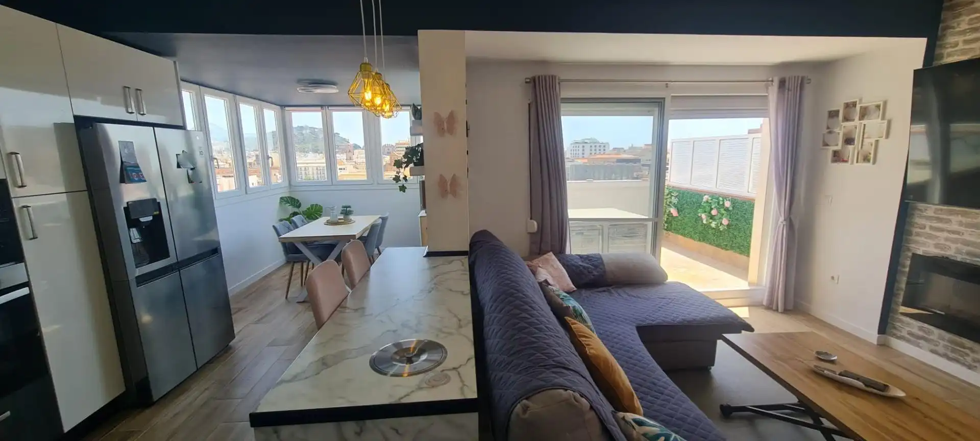 Living room of Attic for sale in Centro