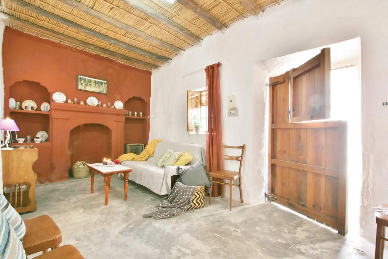Sala de estar de Finca rústica en venta en Sorbas con Calefacción