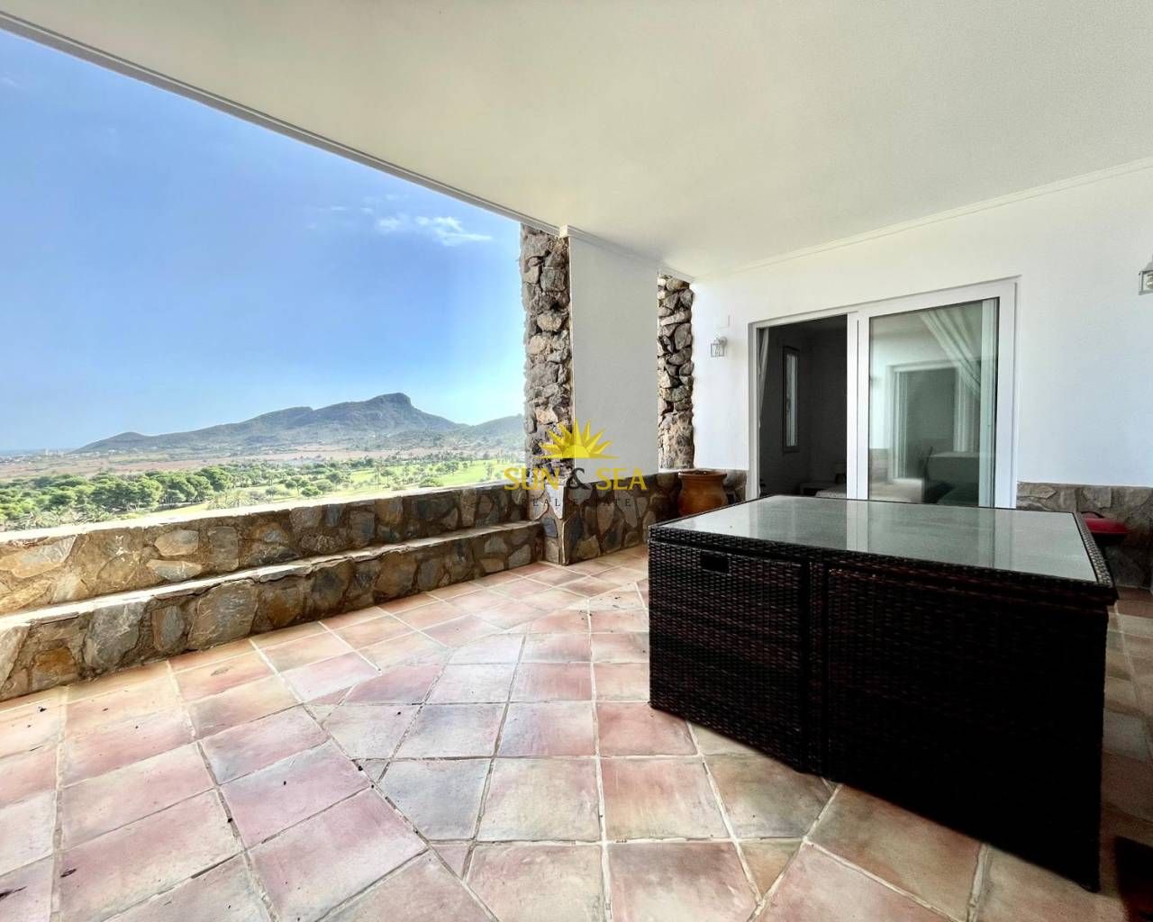 Terrace of Flat to rent in Cartagena  with Air Conditioner, Heating and Terrace