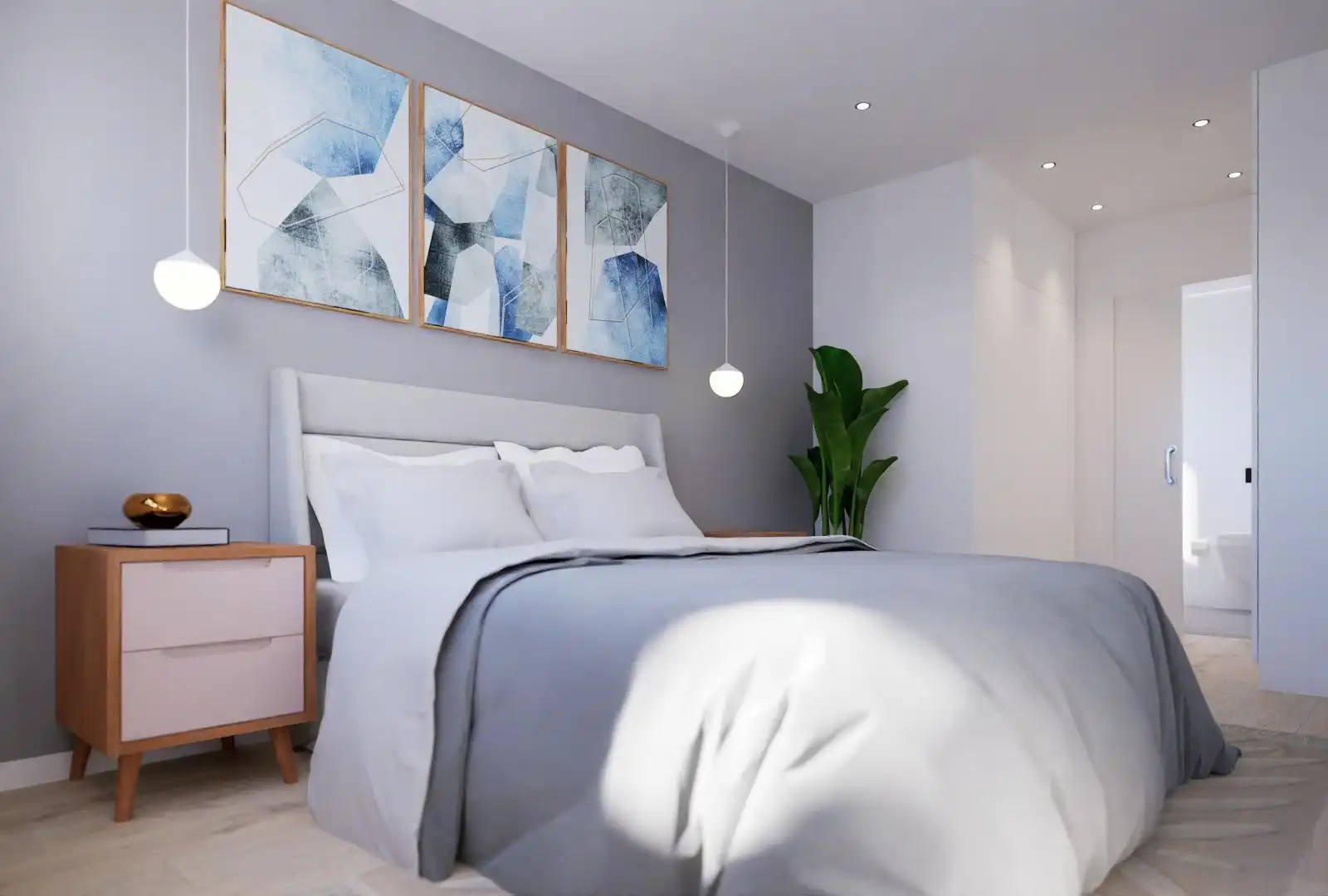 Bedroom of Flat for sale in Vilanova i la Geltrú  with Heating, Storage room and Balcony