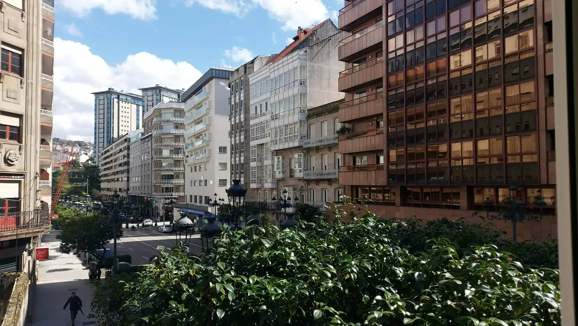 Exterior view of Flat for sale in Vigo   with Heating, Private garden and Terrace