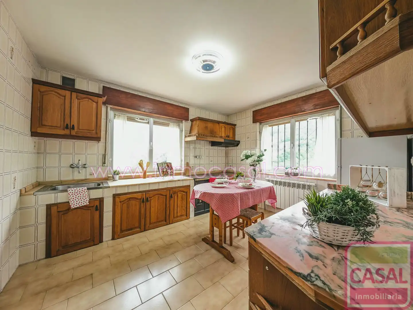 Cocina de Casa o chalet en venta en Morcín con Calefacción, Terraza y Trastero