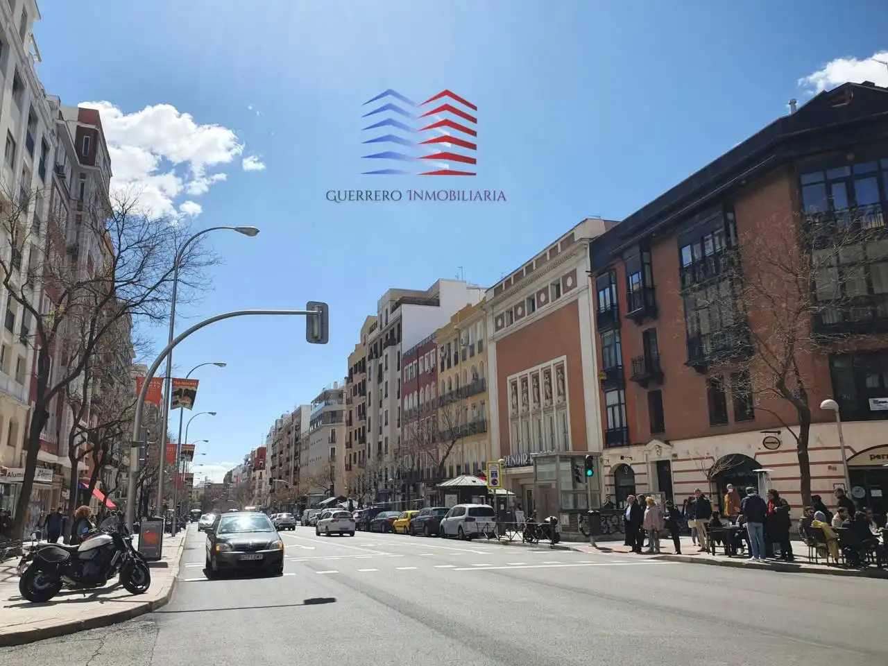 Außenansicht von Wohnungen zur Miete in Madrid mit Klimaanlage, Heizung und Alarm