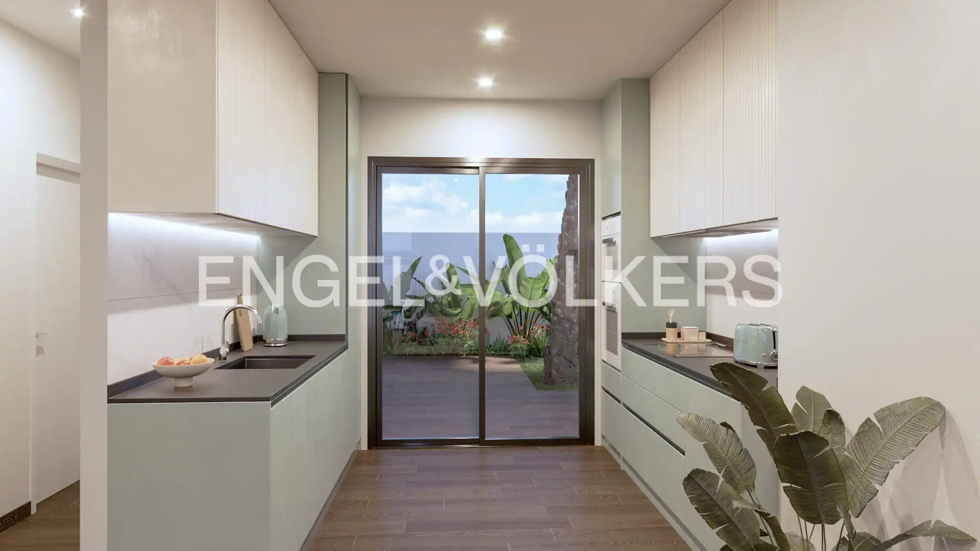 Küche von Haus oder Chalet zum Verkauf in San Pedro del Pinatar mit Klimaanlage, Heizung und Privatgarten