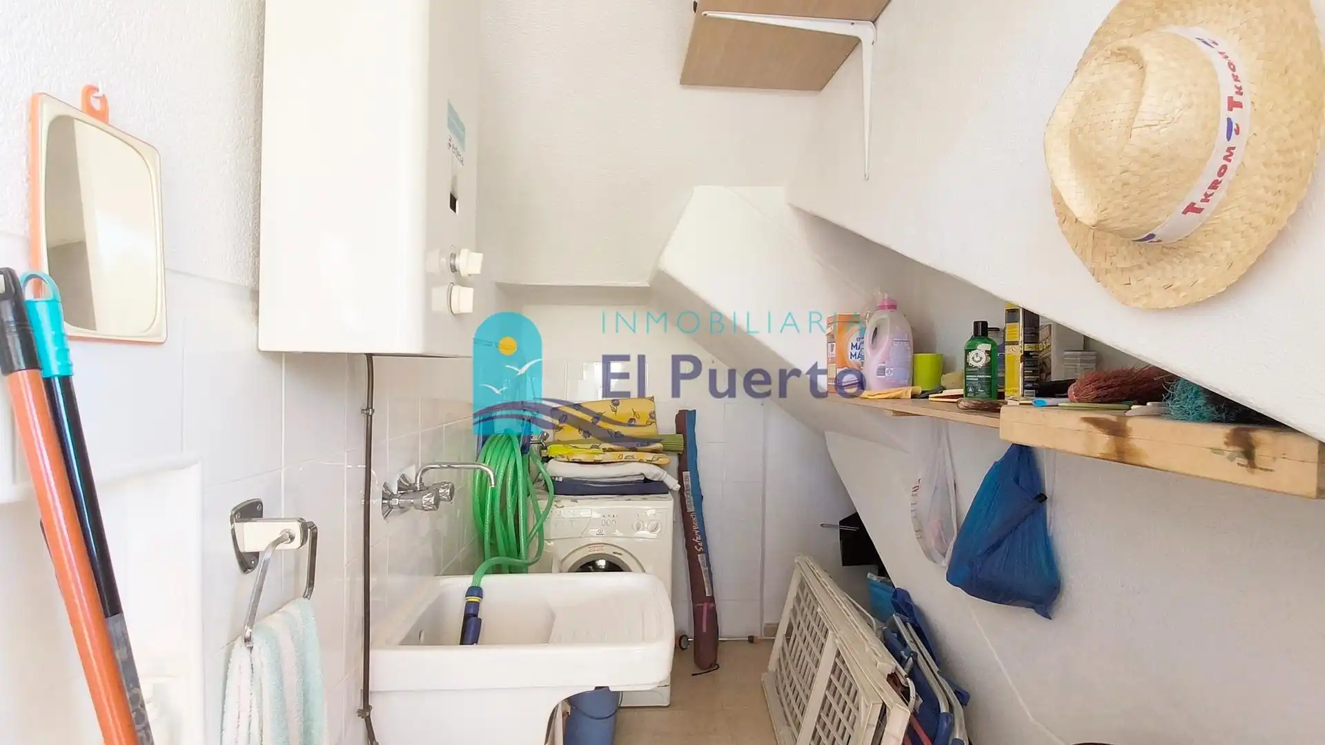 Kitchen of Apartments for sale in Mazarrón  with Air Conditioner, Terrace and Furnished