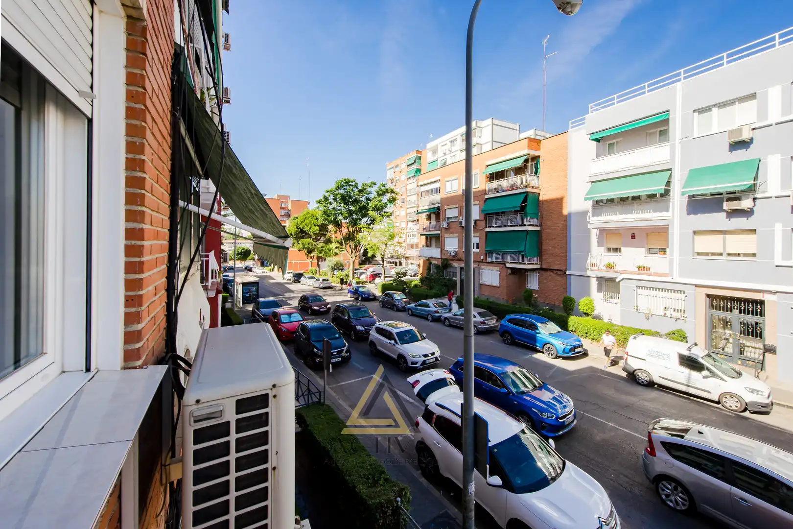 Exterior view of Flat for sale in Fuenlabrada  with Air Conditioner, Terrace and Furnished