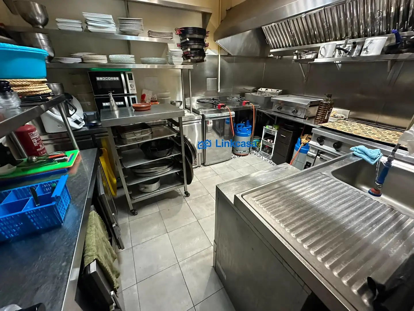 Cocina de Local en traspaso en Madrid con Aire acondicionado y Amueblado