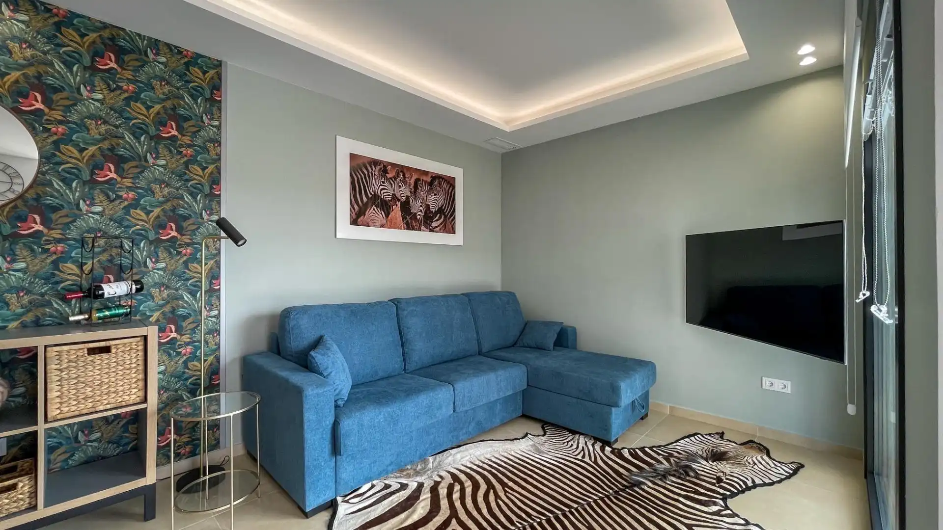 Living room of Houses for rent in Finestrat  with Air Conditioner, Heating and Private garden