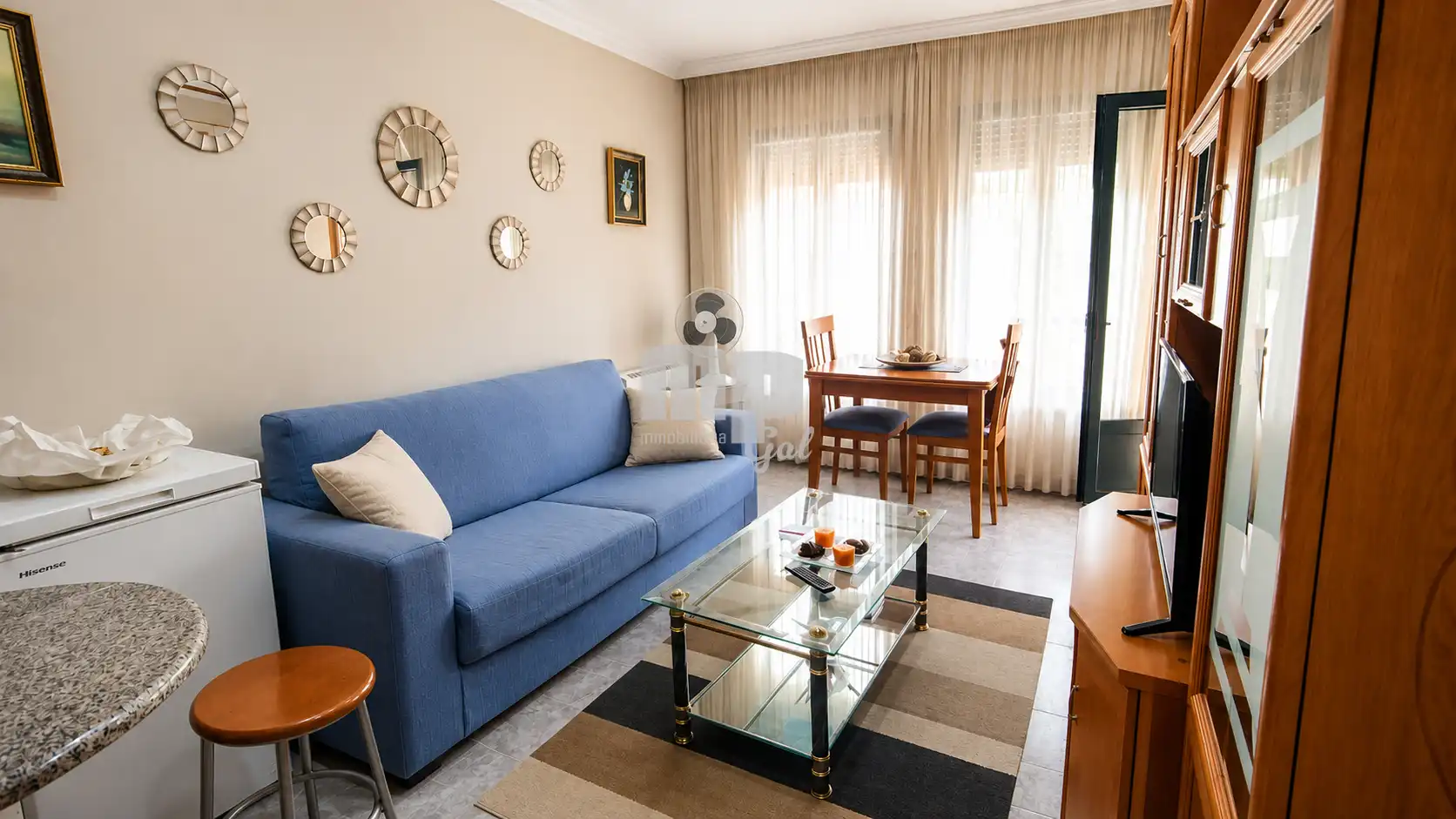 Sala d'estar de Pis en venda en Redondela amb Calefacció, Parquet i Balcó