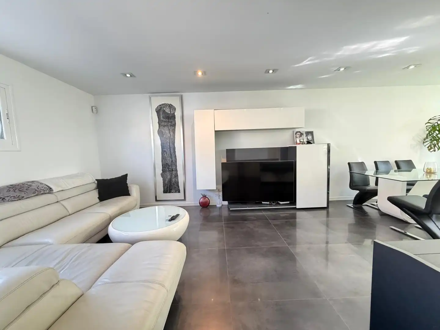 Sala d'estar de Casa adosada en venda en  Palma de Mallorca amb Aire condicionat, Calefacció i Jardí privat