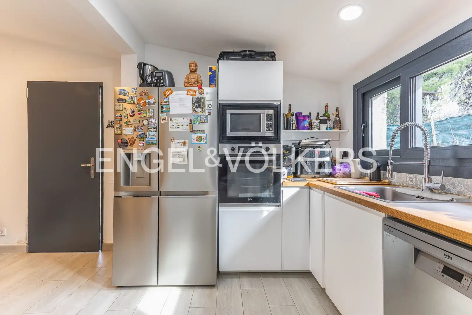 Cocina de Casa o chalet en venta en Palau-solità i Plegamans con Aire acondicionado, Calefacción y Jardín privado