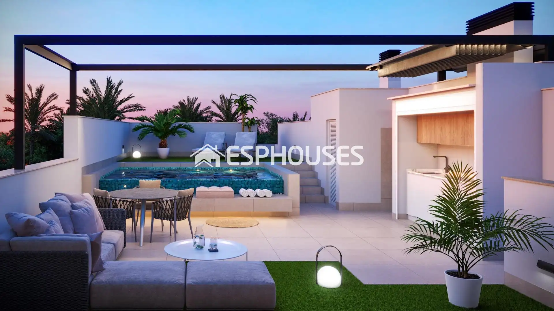 Bungalow with terrace for sale in Pilar de la Horadada ciudad, imagen 12