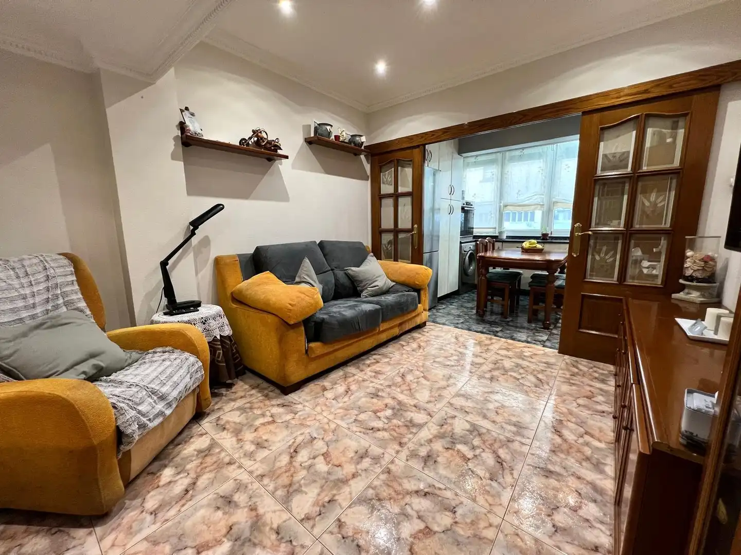 Wohnzimmer von Wohnung zum Verkauf in Andoain mit Heizung, Abstellraum und Möbliert
