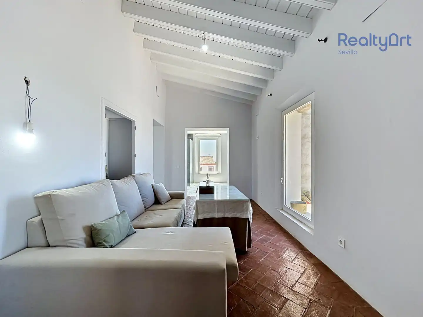 Sala de estar de Finca rústica en venta en Bollullos de la Mitación con Jardín privado y Piscina