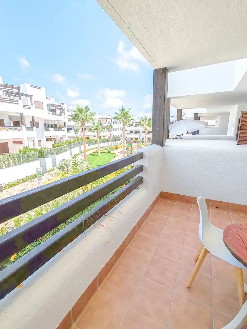 Terrasse von Wohnung zum Verkauf in Pulpí mit Klimaanlage, Heizung und Terrasse