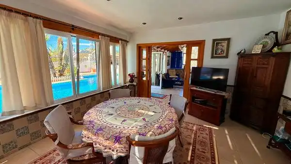 Dining room of Houses for sale in Benidorm  with Swimming Pool, Furnished and Oven