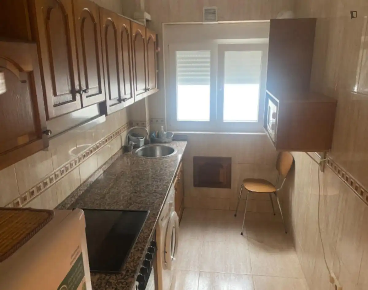 Cocina de Apartamento de alquiler en Salamanca con Amueblado, Horno y Lavadora