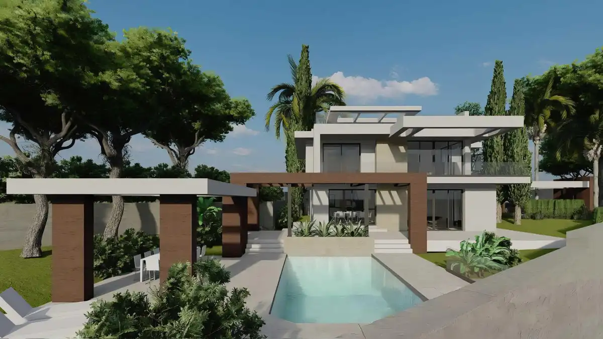 Chalet con piscina en venta en Río Real - Los Monteros