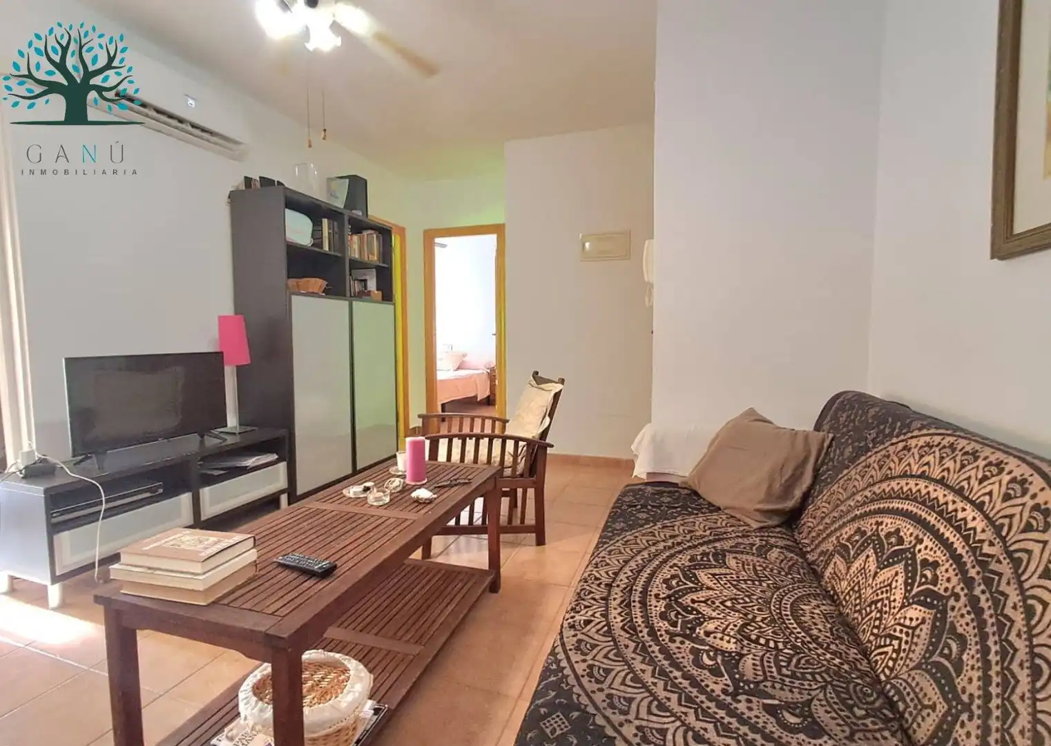 Sala de estar de Apartamento en venta en Cartagena con Aire acondicionado, Terraza y Amueblado