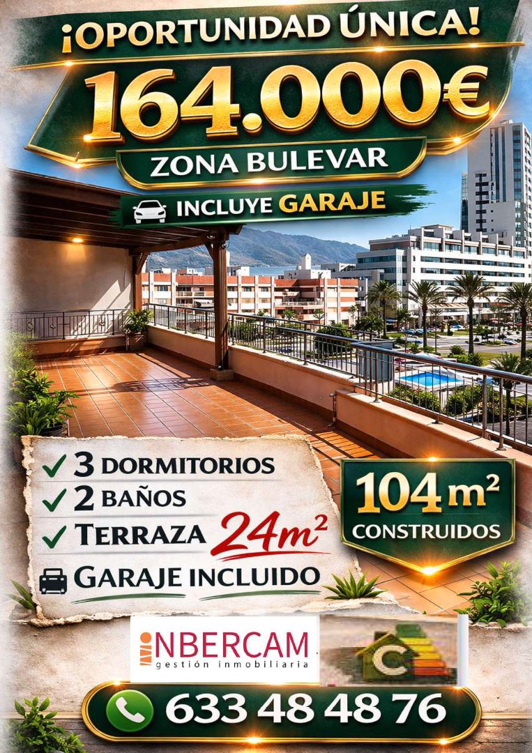 Terrace of Flat for sale in El Ejido  with Terrace and Balcony