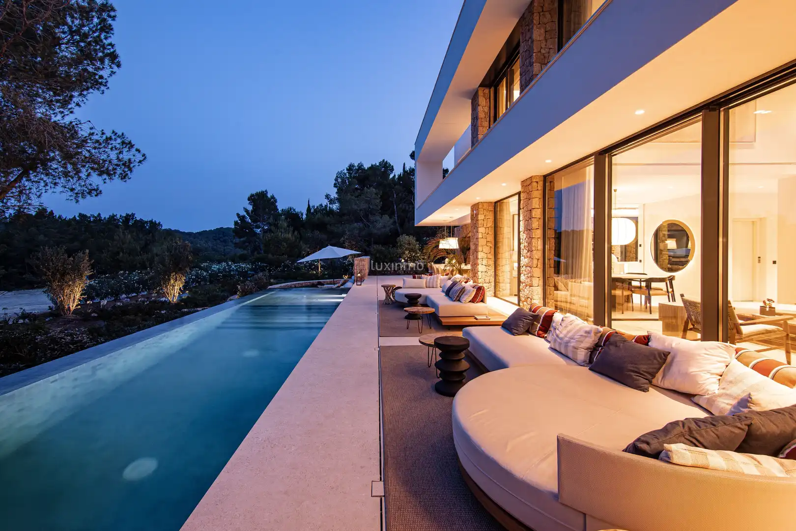 Terrassa de Casa o xalet en venda en Santa Eulària des Riu amb Aire condicionat, Calefacció i Terrassa