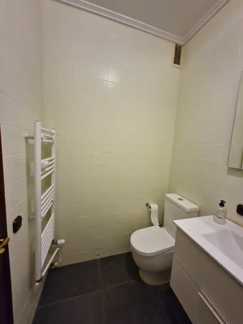 Baño de Piso de alquiler en Vitoria - Gasteiz con Calefacción, Parquet y Amueblado