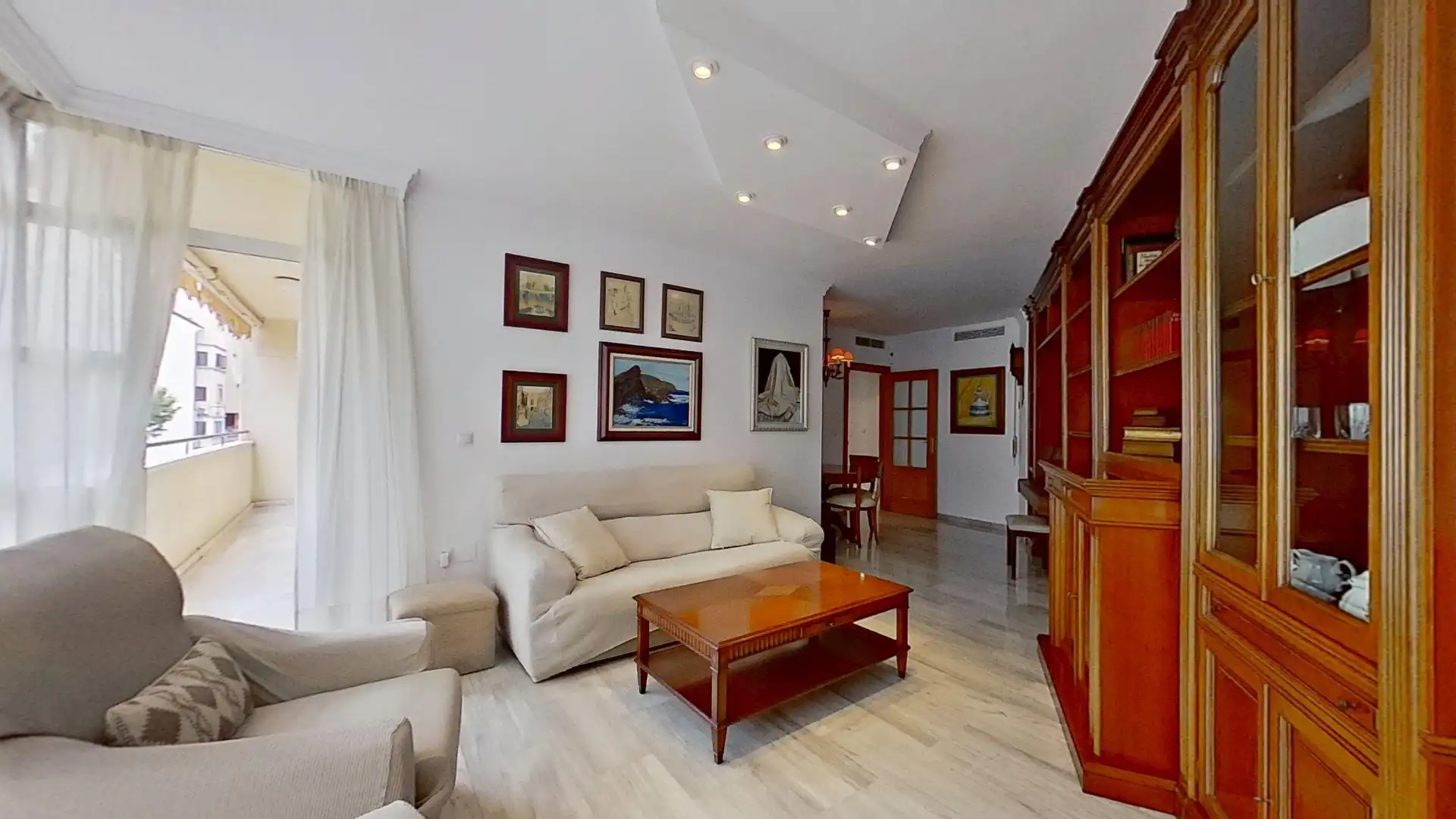 Living room of Flat for sale in Málaga  with Terrace and Storage room