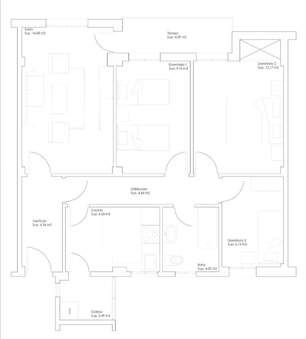 Wohnung zum Verkauf in Parla