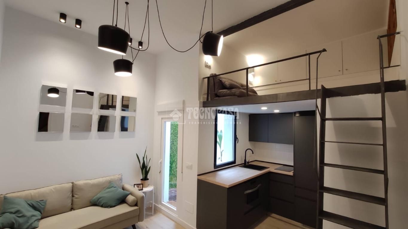 Living room of Flat for sale in  Madrid Capital  with Heating