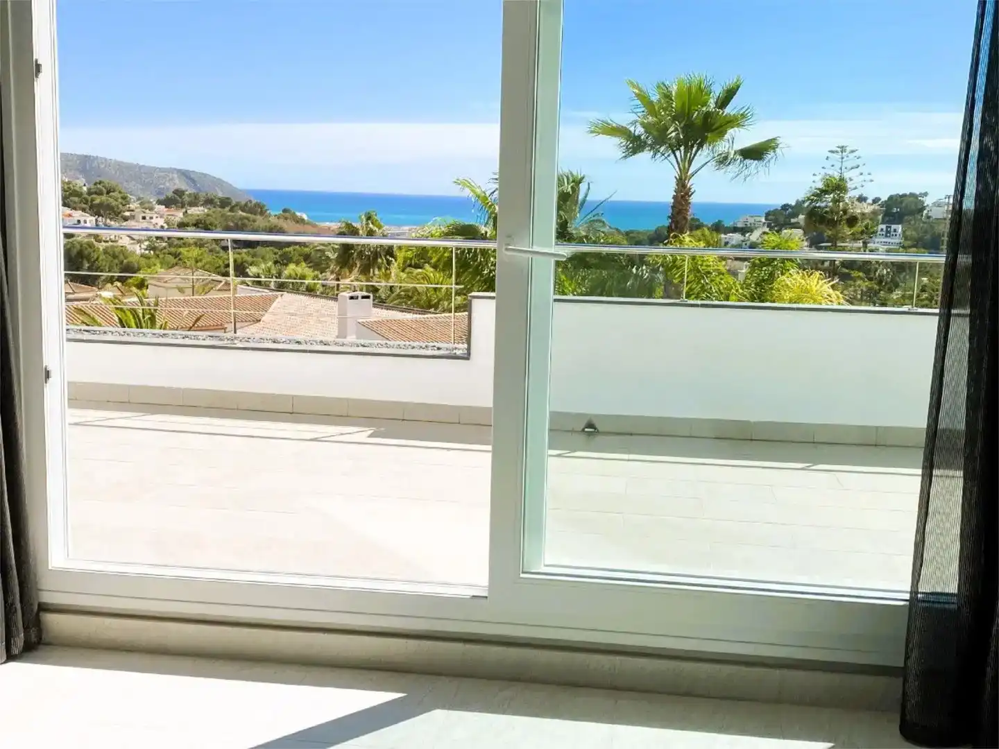 Terrassa de Casa o xalet en venda en Moraira amb Aire condicionat, Piscina i Balcó