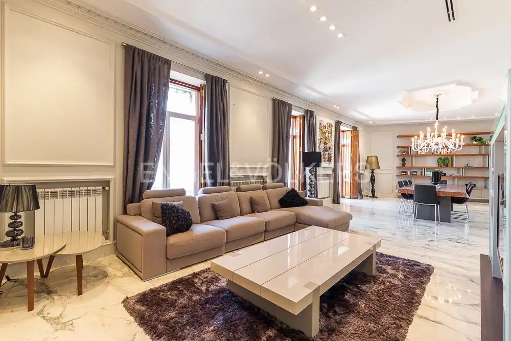 Sala d'estar de Àtic en venda en Valencia amb Aire condicionat, Calefacció i Terrassa
