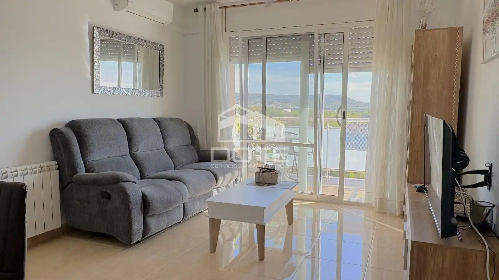 Sala de estar de Ático en venta en Creixell con Aire acondicionado, Calefacción y Terraza