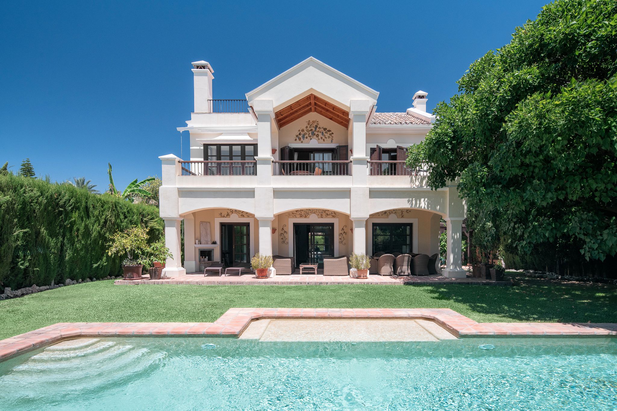 Exterior view of House or chalet to rent in Marbella  with Private garden, Storage room and Swimming Pool