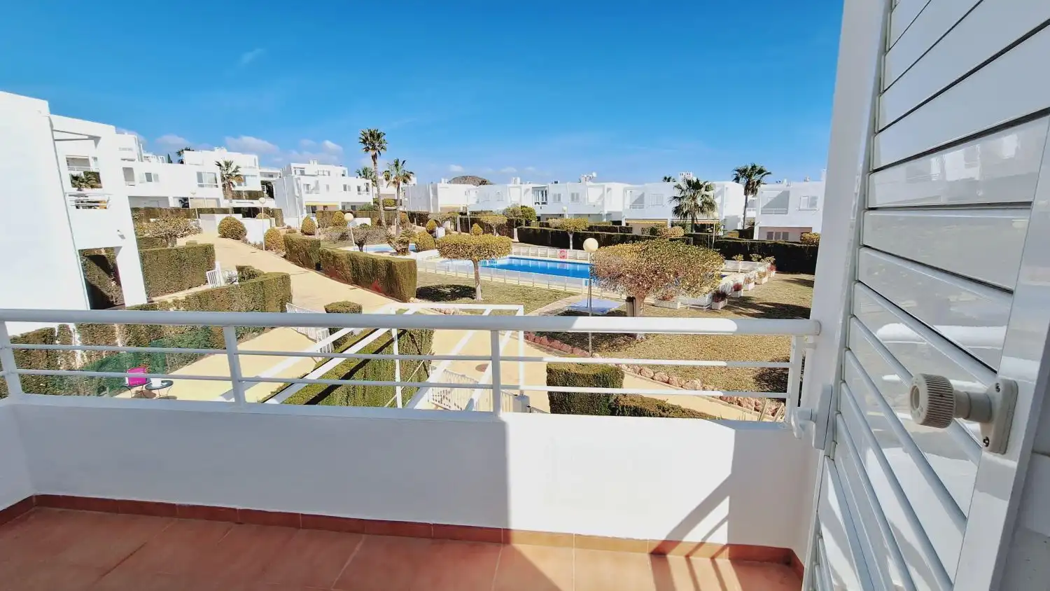 Terrasse von Maisonette zum Verkauf in Mojácar mit Klimaanlage, Terrasse und Schwimmbad