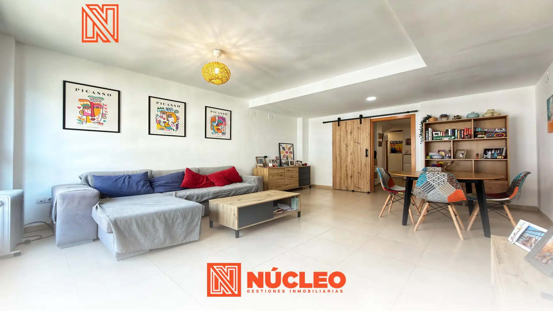 Sala de estar de Ático en venta en Castellón de la Plana / Castelló de la Plana con Terraza, Amueblado y Horno