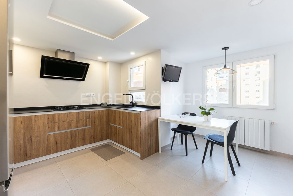 Cuina de Apartament en venda en  Valencia Capital amb Aire condicionat, Calefacció i Parquet