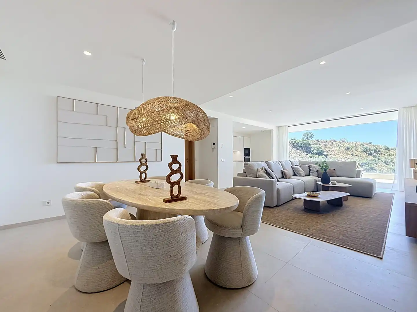 Dining room of Apartments for sale in Benahavís  with Air Conditioner, Terrace and Storage room