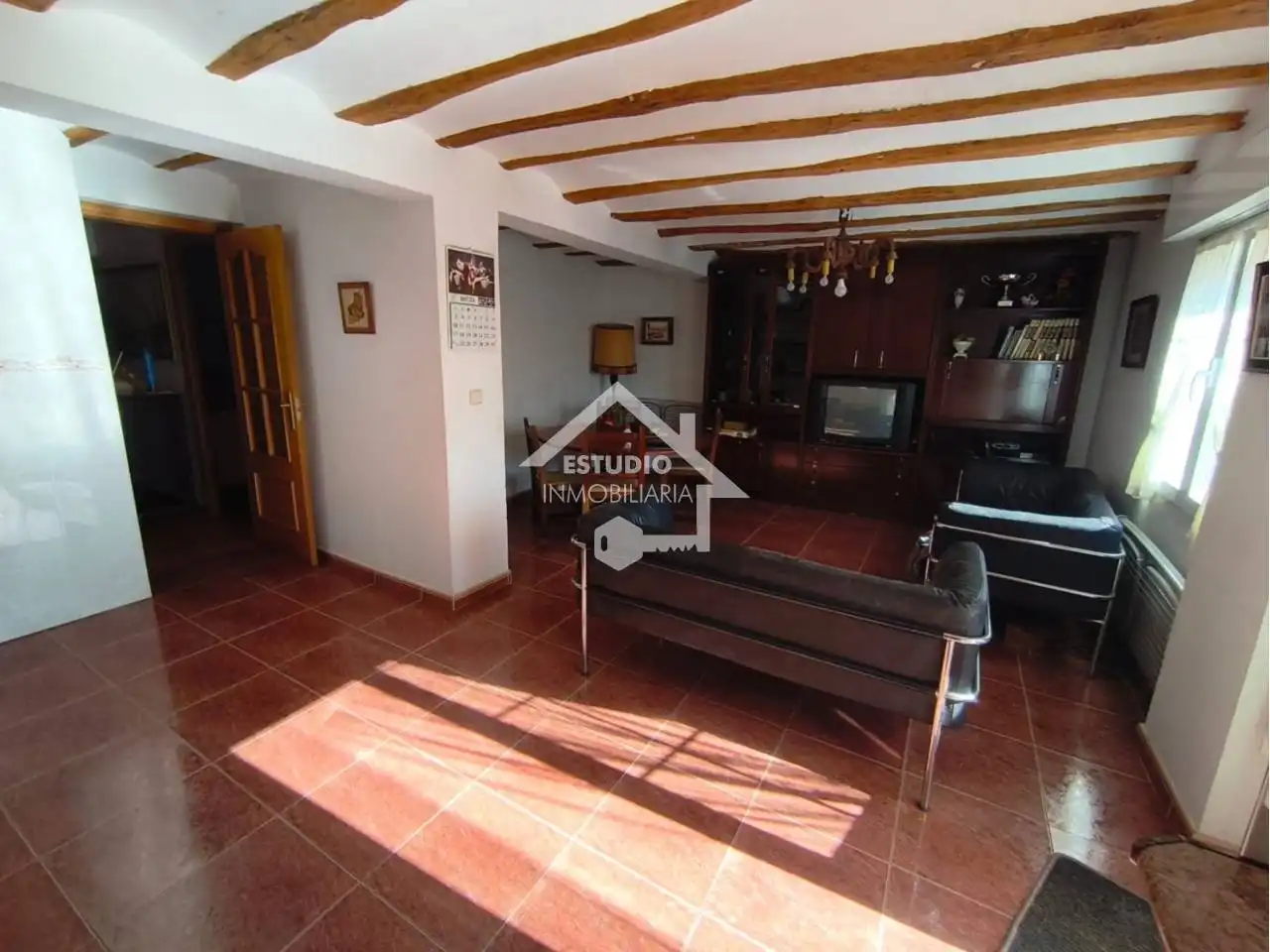 Sala de estar de Casa o chalet en venta en Torrecilla Sobre Alesanco con Jardín privado, Terraza y Amueblado