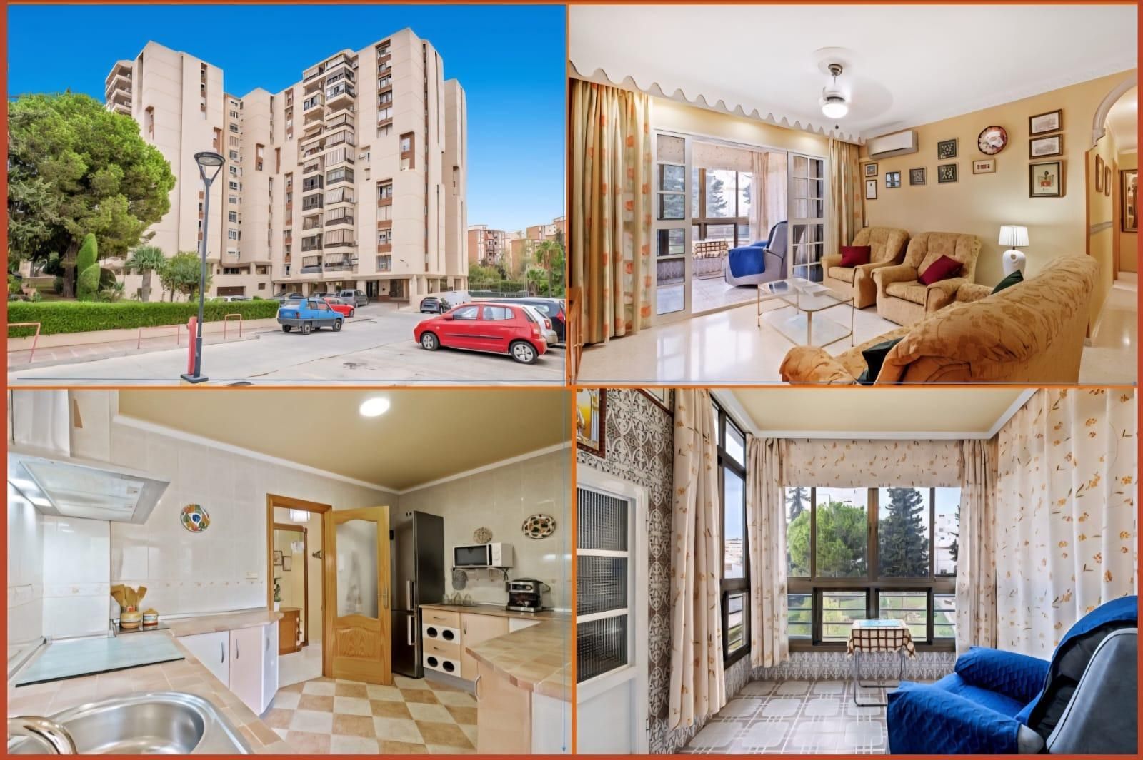 Vista exterior de Piso en venta en Málaga Capital con Aire acondicionado, Jardín privado y Terraza