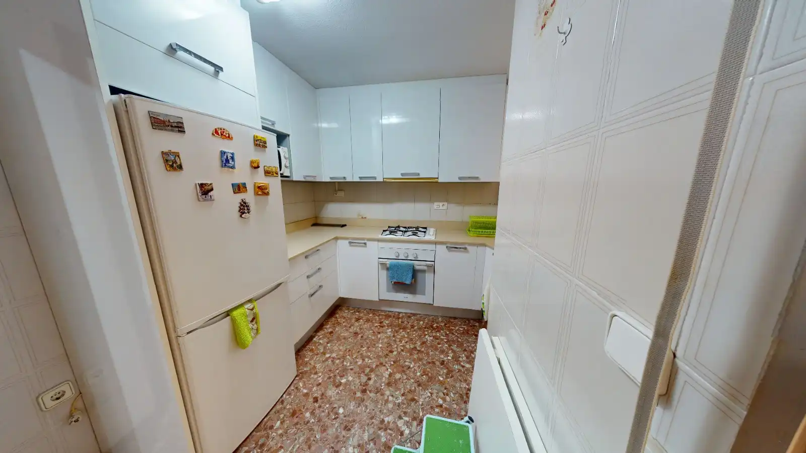 Kitchen of Flat for sale in Elche / Elx  with Air Conditioner, Furnished and Oven