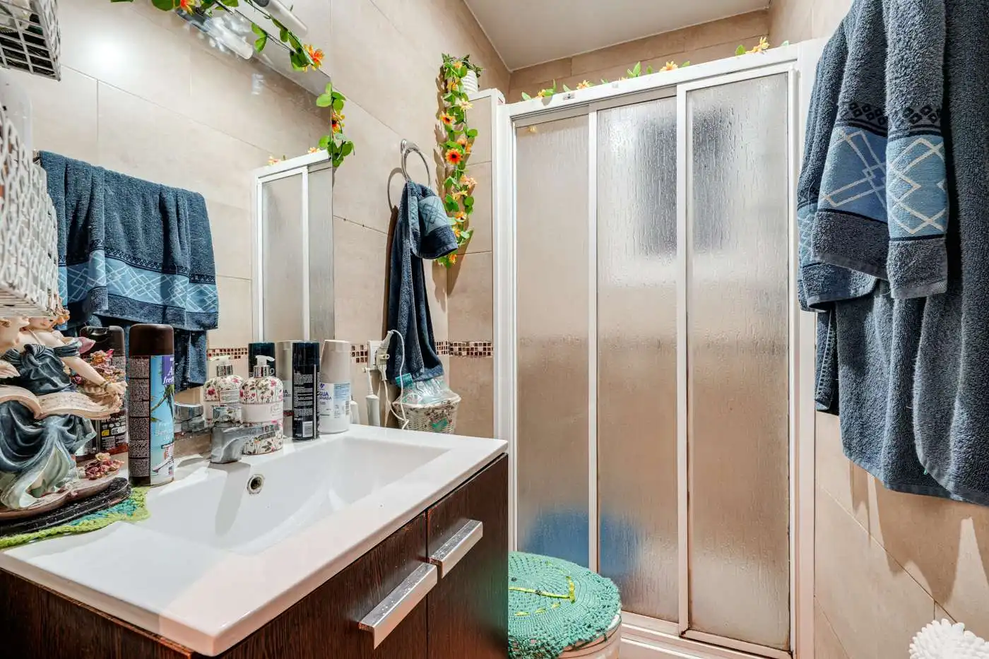 Badezimmer von Wohnung zum Verkauf in Barcelona mit Heizung und Möbliert
