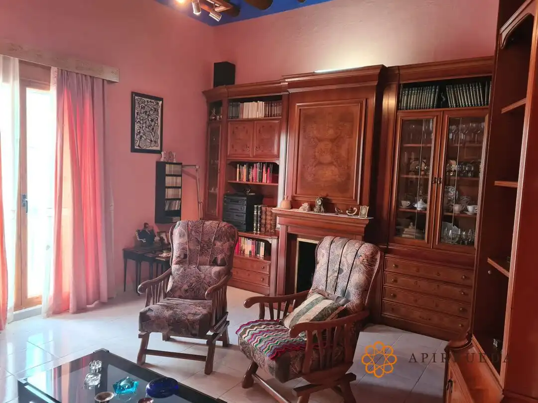 Sala de estar de Casa o chalet en venta en Alforque con Calefacción, Trastero y Amueblado
