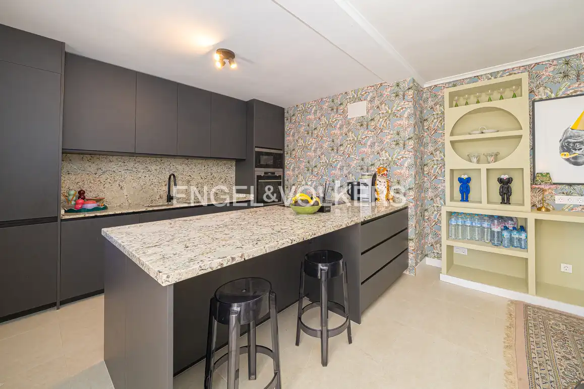 Cocina de Casa o chalet en venta en Polop con Aire acondicionado, Jardín privado y Piscina