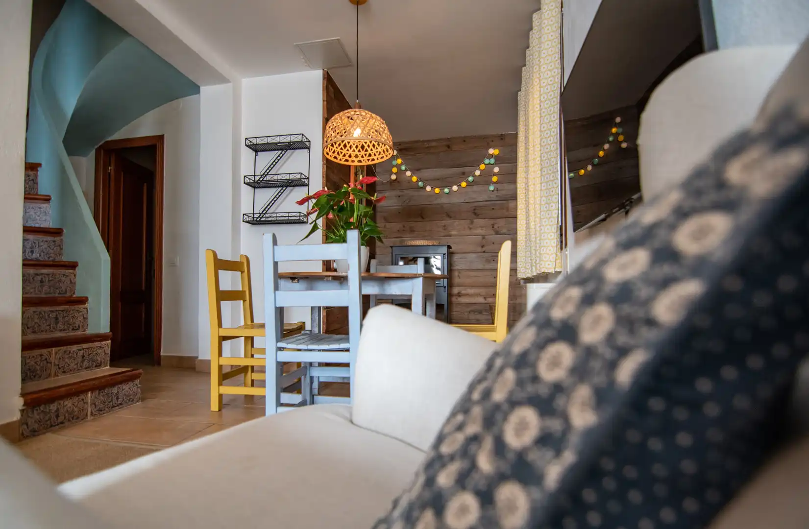 Sala d'estar de Finca rústica en venda en Deltebre amb Aire condicionat, Jardí privat i Terrassa