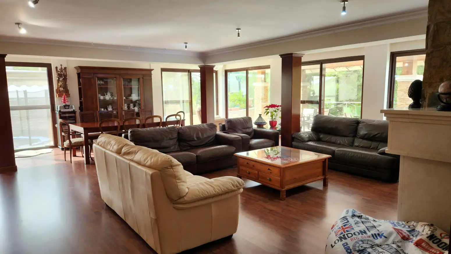 Sala d'estar de Casa o xalet en venda en Molina de Segura amb Aire condicionat, Calefacció i Jardí privat