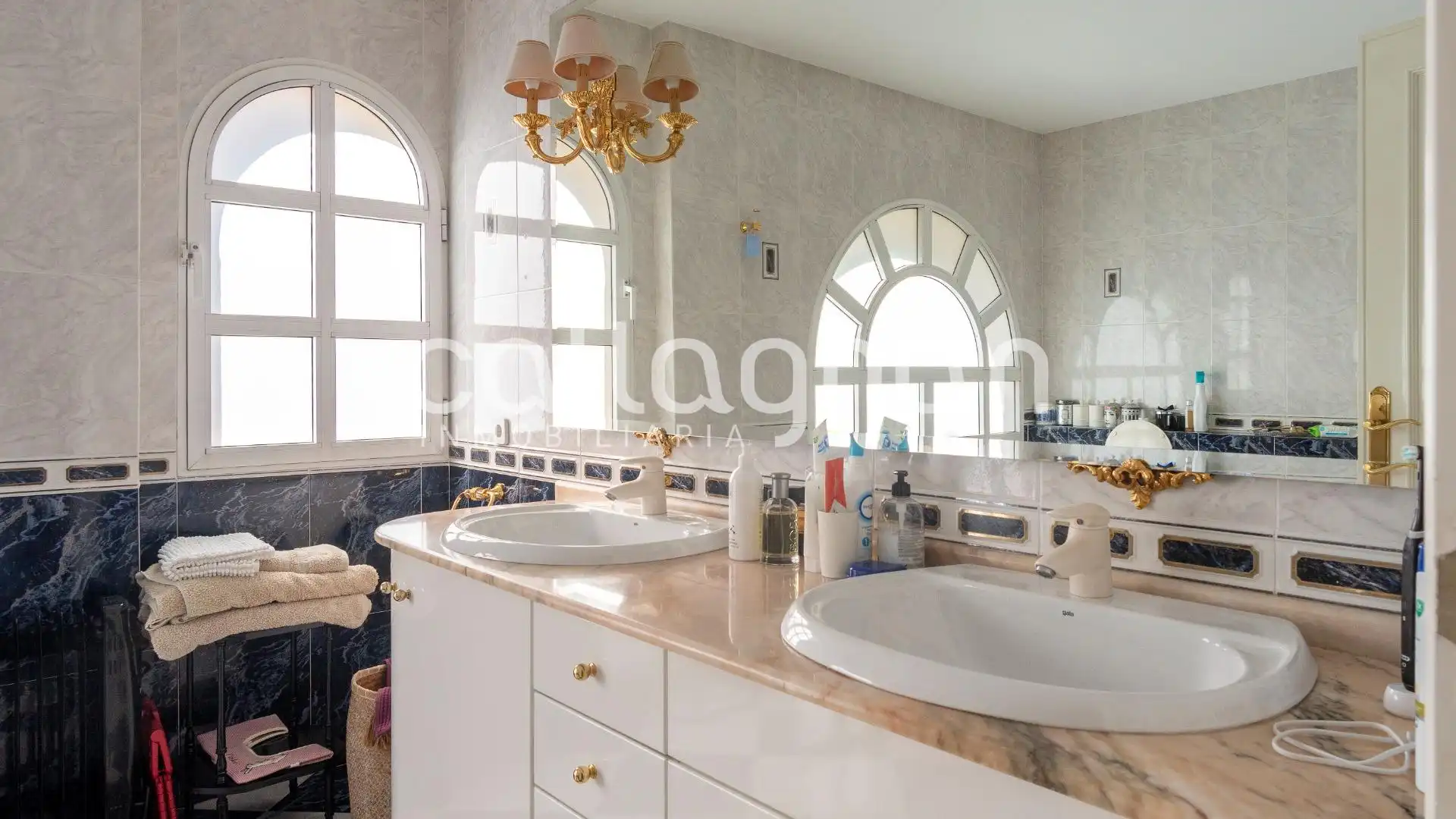 Baño de Casa o chalet en venta en Gandia con Aire acondicionado, Amueblado y Jacuzzi
