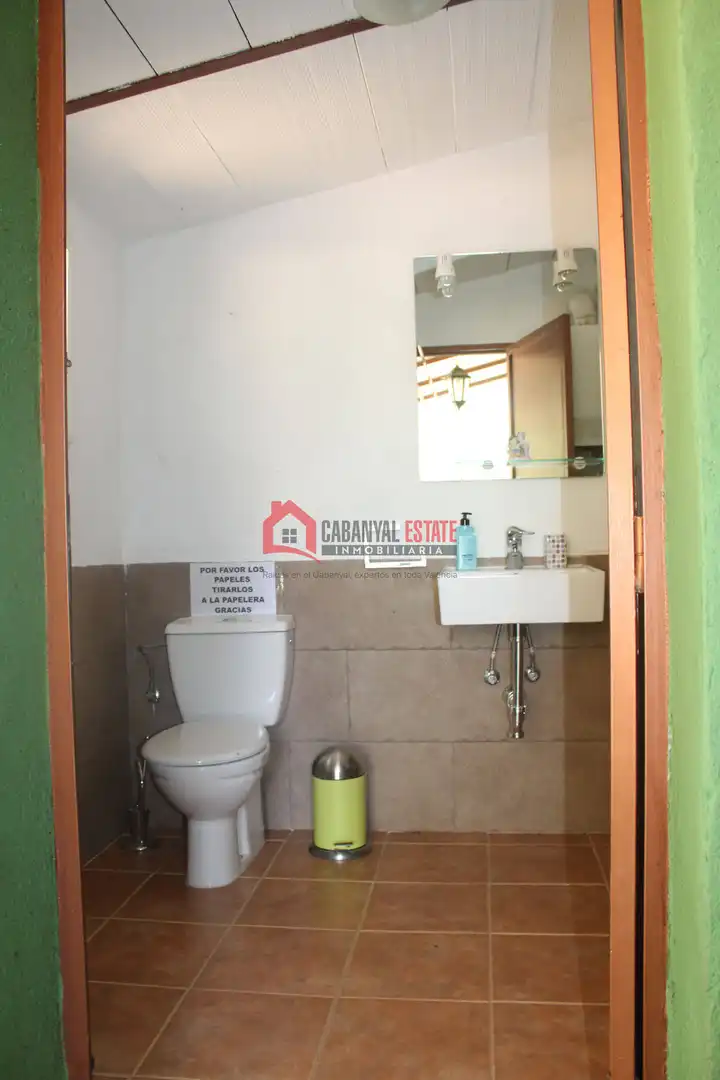 Bany de Casa o xalet en venda en Fuencaliente amb Jardí privat, Terrassa i Traster