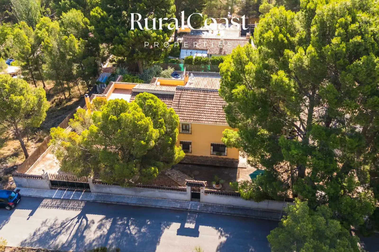 Vista exterior de Casa o chalet en venta en Tibi con Aire acondicionado, Calefacción y Jardín privado