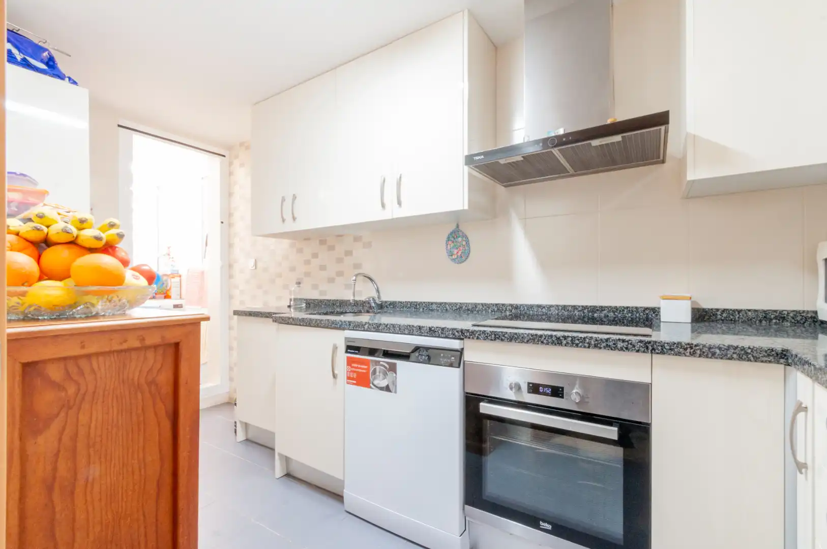 Kitchen of Flat for sale in Roquetas de Mar  with Furnished, Oven and Washing machine